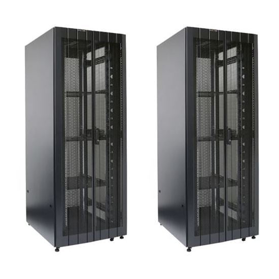 DYNAMIX 45RU Server Cabinet 800mm Deep (800 x 800 x 2181mm) Includes 3x fixed shelves, 4x fans, 25x cage nuts, 4x castors, 4x levelling feet Single front & bifold rear mesh doors. 6-Way PDU installed. Black CDRST45-8X8