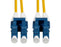 DYNAMIX 5M 9u LC/LC Duplex Single Mode G657A1 Bend Insensitive Fibre Lead. Yellow LSZH Jacket CDFSM-LCLC-5