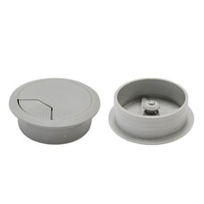 Dynamix 60mm Round Desk Grommet, Grey CDCG60GY