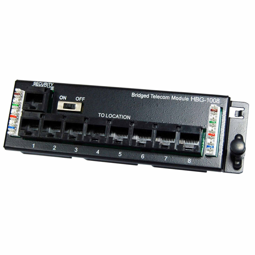 DYNAMIX 8 Port Telco Distribution Module with RJ31 Security Port. 2x I ...