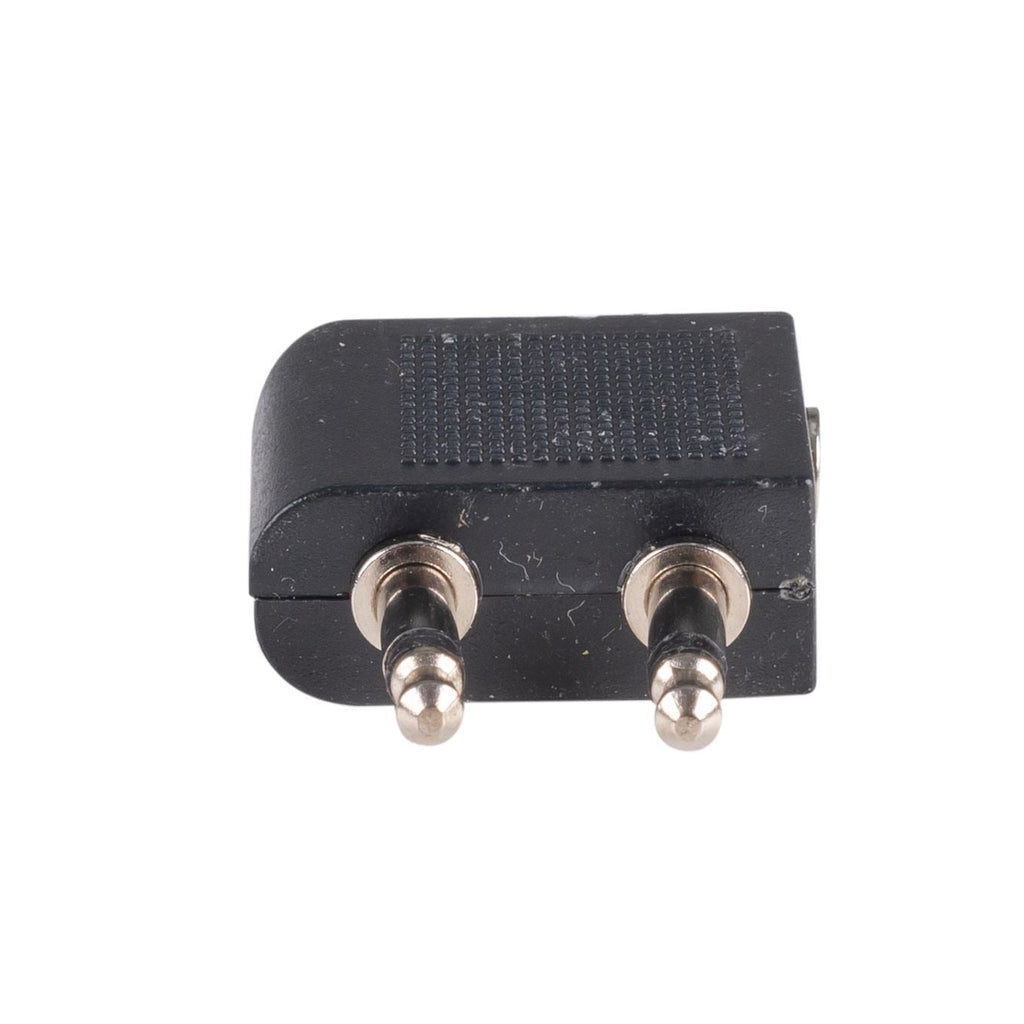 DYNAMIX Airplane Headphone Adapter Dual Mono 3.5mm Male to Single Ster ...