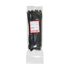 Dynamix Cable Ties, UV Resistant, 250mm x 4.8mm, 100 Pack, Black CDCAB250B