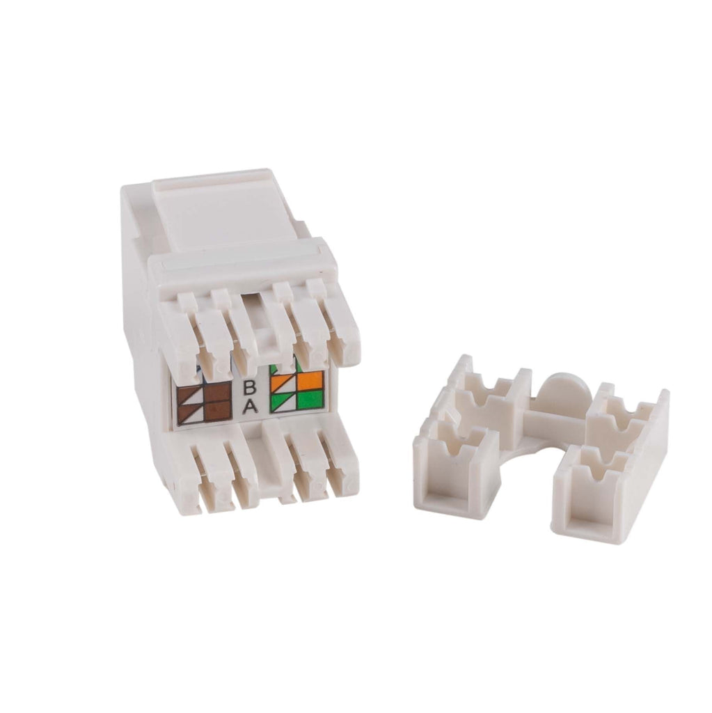 DYNAMIX Cat5e Keystone RJ45 Jack for 110 Face Plate. T568A/T568B Wirin ...