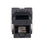 DYNAMIX Cat5e Keystone RJ45 Jack for 110 Face Plate. T568A/T568B Wiring. 90 Jack. Colour Black. Recommended for use with RJ45 plugs only CDFP-C5E-003