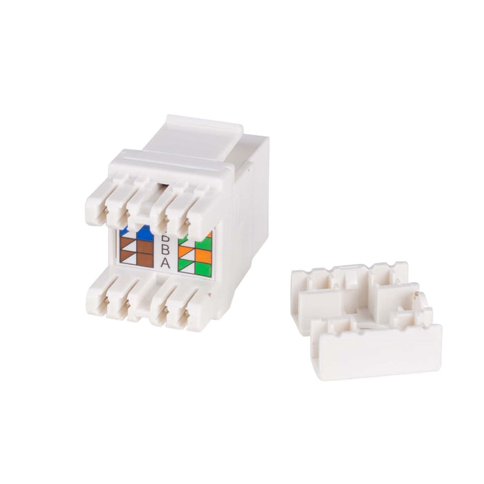 DYNAMIX Cat6 Keystone RJ45 Jack for 110 Face Plate. T568A/T568B Wiring ...