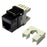 DYNAMIX Cat6 Keystone RJ45 Jack for 110 Face Plate . T568A/T568B Wiring. 180 Slimline Jack. Colour Black. CDFP-C6-008