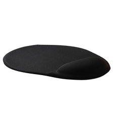 DYNAMIX Ergonomic Mouse Pad with Supporting Gel Palm Rest. Dimension 250x210x23mm. Ultra Smooth Surface with Contoured Edges to Provide Additional Comfort. Non-Skid Base. Black Colour CDMR-GEL07