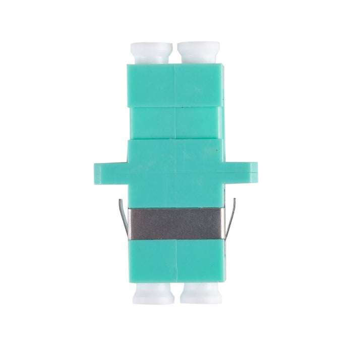 DYNAMIX Fibre LC/LC Duplex Multi- Mode Joiner, PhBr sleeve, Aqua colour CDA-FIBLCLC-DAQ