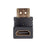 DYNAMIX HDMI Down Angled Adapter, High-Speed with Ethernet Gold Plated Connectors CDA-HDMI-LA