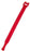 Dynamix Hook & Loop Cable Ties, 200mm x 13mm, Pack of 10, Red CDCAB200V-RED