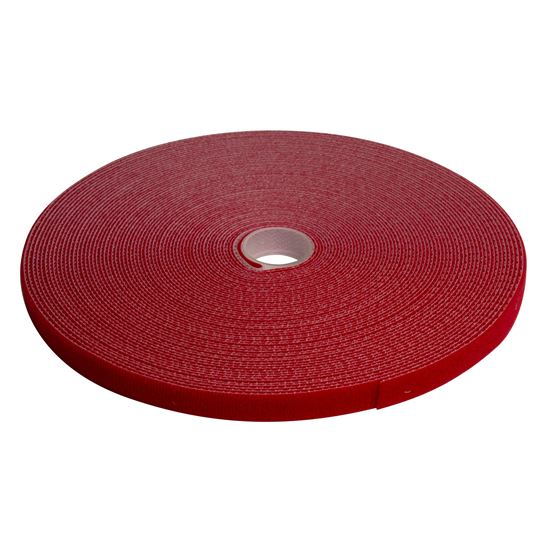 Dynamix Hook & Loop Roll, 20m x 12mm Dual Sided, Red CDCAB2012VRED