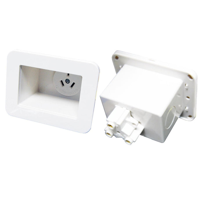 DYNAMIX Recessed Single Power Outlet CDAV-RPS01