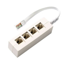 DYNAMIX RJ45 Splitter, Bridged All Pins, 4-Way CDC-RJ45DS-4B