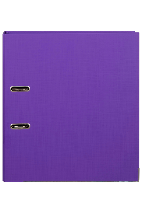 Marbig A4 Polyethylene (PE) Lever Arch File With Linen Finish Cover Purple