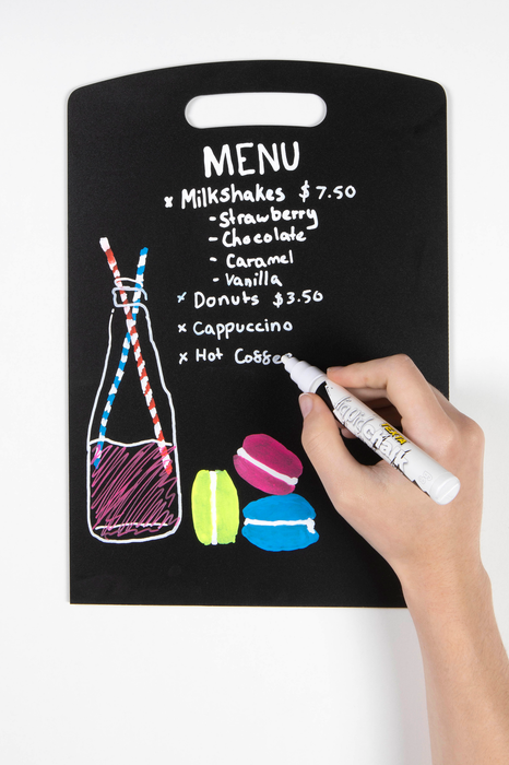 Texta Liquid Chalk Marker Bullet Wet Wipe White