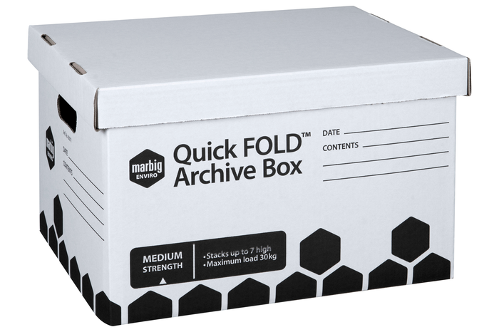 Marbig Quickfold Archive Box With Lid