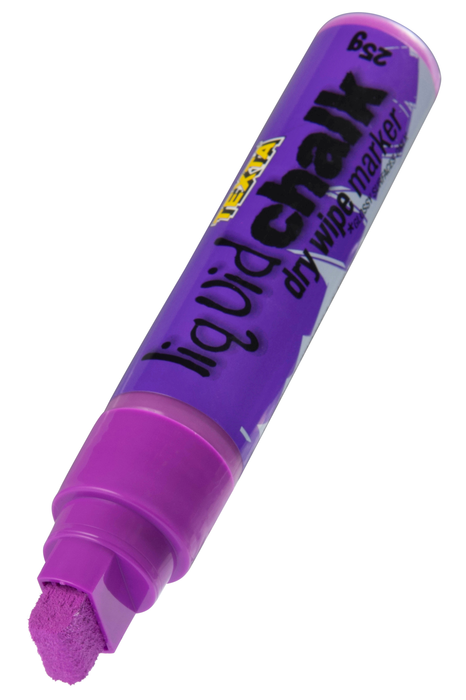Texta Liquid Chalk Marker Dry Wipe Purple