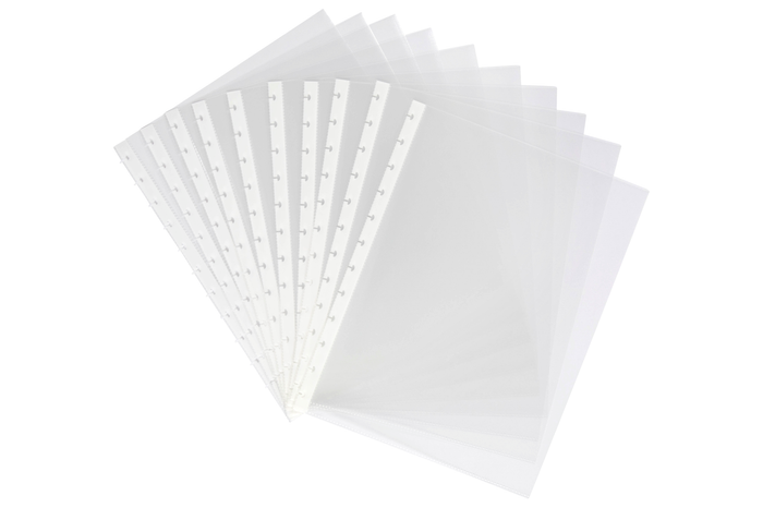 Marbig A4 Display Book Refill Pockets for Kwik Zip Display Book, 10's pack