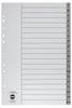 Marbig Foolscap Grey Polypropylene Indices/Divider, A-Z