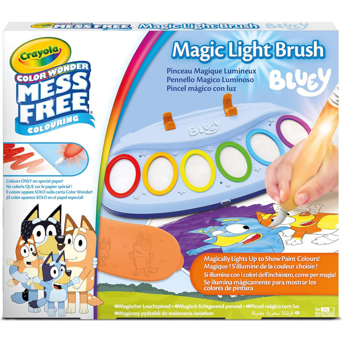 Crayola Color Wonder Magic Light Brush, Bluey