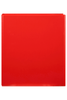 Marbig A4 3/38 Clearview Insert Cover Ringbinder - Red