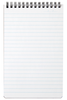 Spirax Black Polypropylene Cover Reporters Notebook, 200mm x 127mm, 100 Pages (P563)