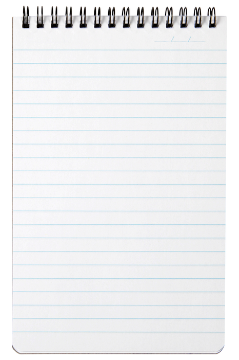 Spirax Black Polypropylene Cover Reporters Notebook, 200mm x 127mm, 100 Pages (P563)