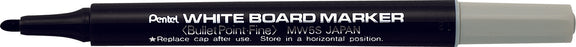 Pentel Whiteboard Marker Small Barrel MW5s 1.3mm Black x 10's pack