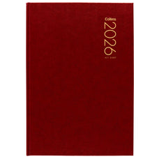 2026 Collins Diary A51, Day Per Page, Red, 148mm x 210mm