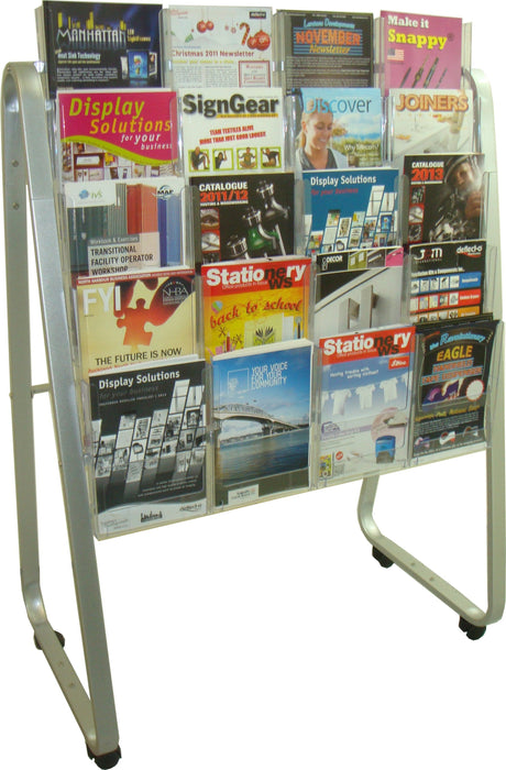 Easel Floor Stand & A4 Brochure Holder x 20 A4 LX790041