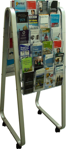 Easel Floor Stand & DL Brochure Holder Double Side x 48 DL LX790922