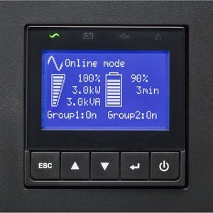 Eaton 9PX 1500VA Rack/Tower UPS - 2U Rack/Tower - 120 V AC, 230 V AC Input - 240 V AC Output - Single Phase - 8 x IEC 60320 C13 IM3553433