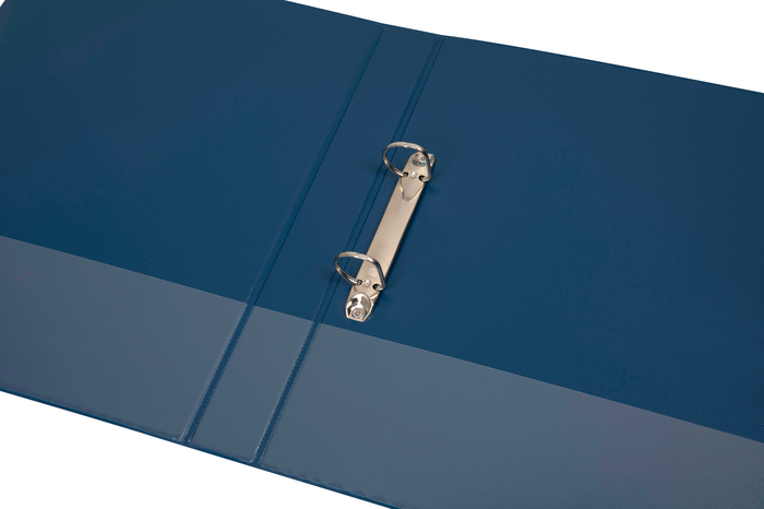 Marbig Overlay Insert Cover A4 Ring Binder 2/25 Blue, 2 D Ring