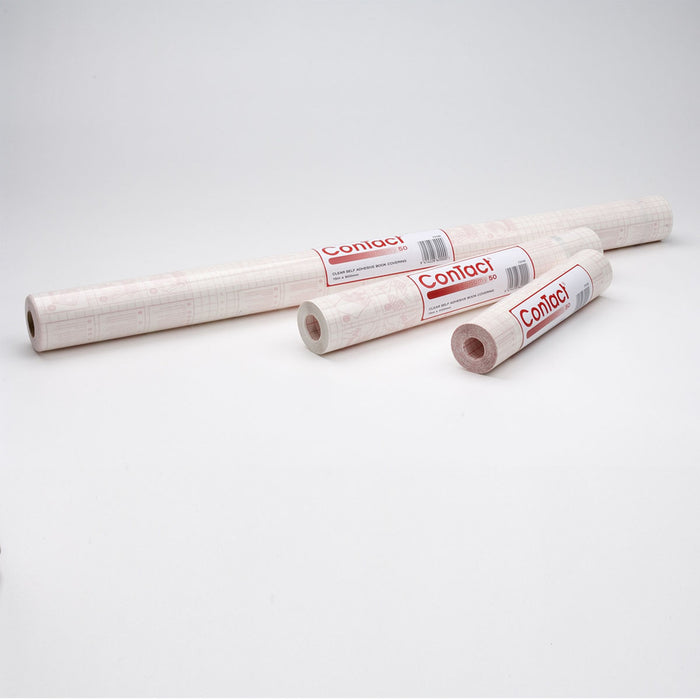 Contact 50mic Clear Book Cover 15mt x 900mm