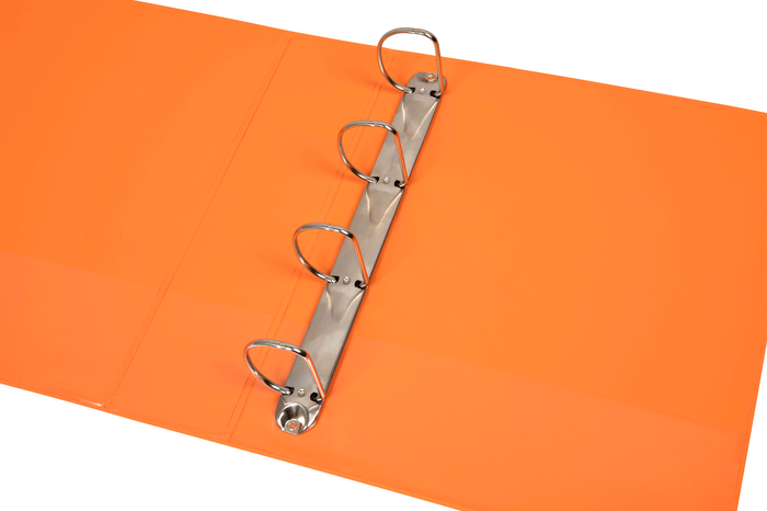 Marbig Overlay Insert Cover A4 Ring Binder 4/50 - Orange