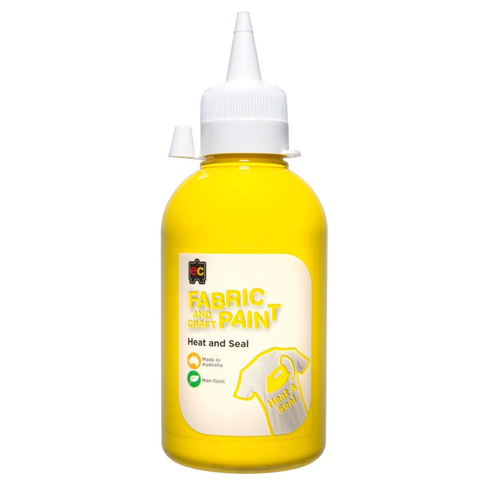 EC Fabric and Craft Paint Yellow 250ml CX555907