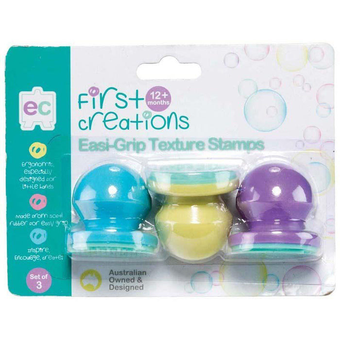 EC First Creation Easi-Grip Textured Stampers 3's Set CX227927