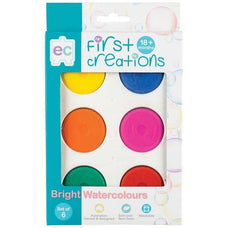 EC First Creations Bright Watercolours 6's Set CX227911