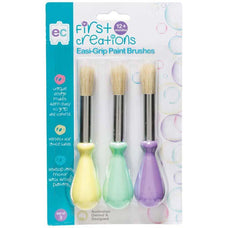 EC First Creations Easi-Grip Paint Brushes 3's Set CX227914