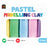 EC Modelling Clay, 5 Pastel colours x 50g each colour CX1001498