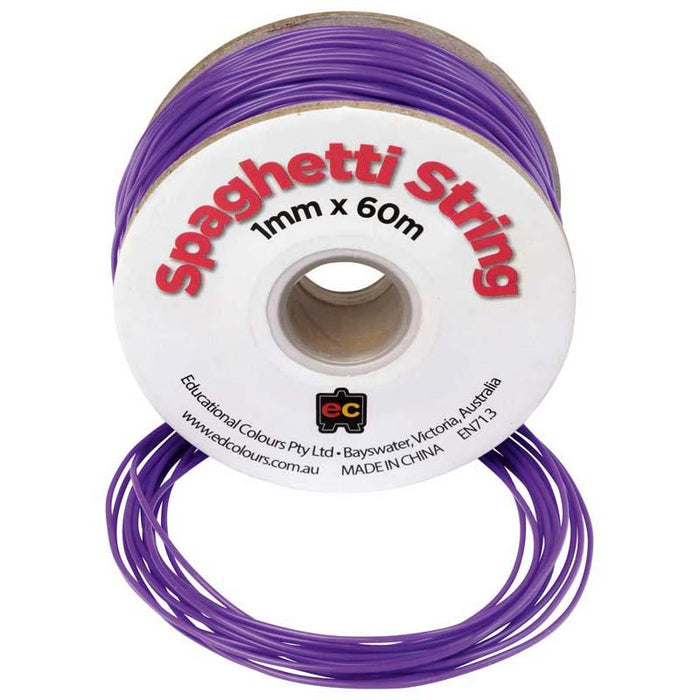 EC PVC String Spaghetti 60m Purple CX227996