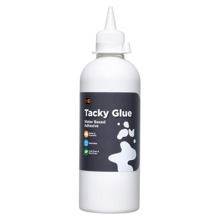 EC Tacky Glue 500ml, Non-toxic White Glue CX555936