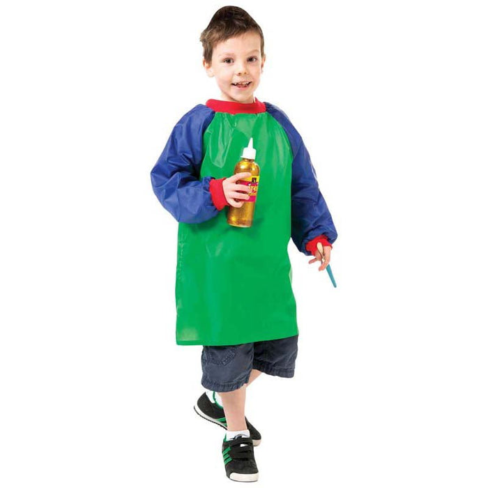 EC Toddler Smock Green & Blue - 5-8 years CX227588