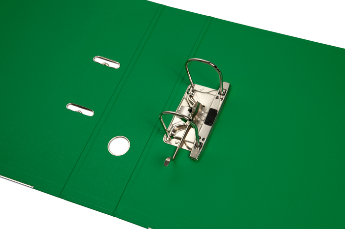 Marbig A4 Polyethylene (PE) Lever Arch File With Linen Finish Cover Green