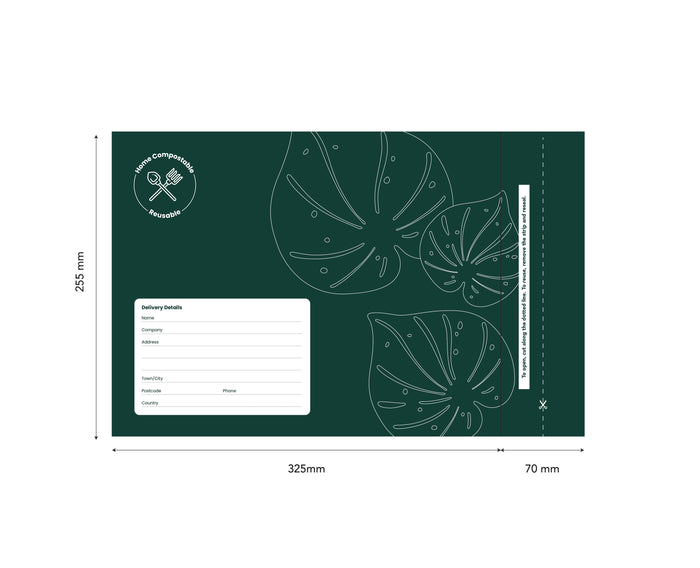 ECO A4 Compostable Courier Bags x 500's Pack ECECO-A4