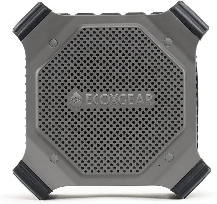 EcoXgear EcoEdge+ Waterproof Bluetooth Speaker, Compact, Rugged, RGB Party Lights, Black, GDI-EXEGPL401 DSECXEEB