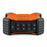 EcoXgear EcoEdge+ Waterproof Bluetooth Speaker, Compact, Rugged, RGB Party Lights, Orange, GDI-EXEGPL400 DSECXEEO