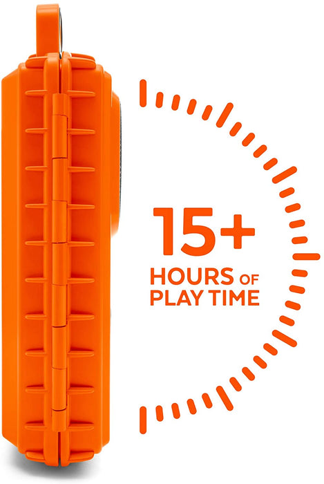 EcoXgear EcoExtreme 2 Floating Bluetooth Speaker with Waterproof Dry Storage for Smartphone, Orange DSECXEX2O