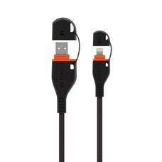 EcoXgear EcoXCable Lightning To USB Cable, Rugged & Waterproof, Sync & Charging For iPhones & iPads DSECXCL