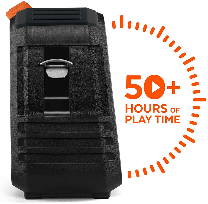 EcoXgear EcoXplorer Rugged Waterproof Shockproof Portable Bluetooth Speaker, AM/FM/Wireless, GDI-EXPLR110 Grey DSECXEXG